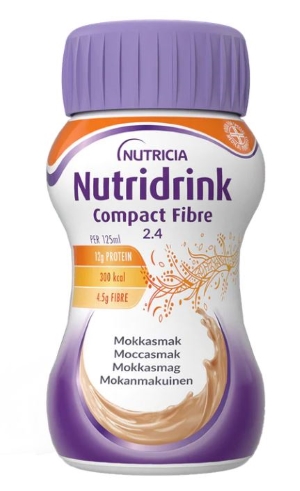 Nutridrink Compact Fiber Mocca 4x125 ml