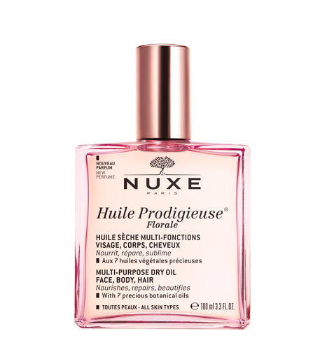 Nuxe Huile Prodigieuse Florale Multi-Purpose Dry Oil Face, Body, Hair, 100 ml