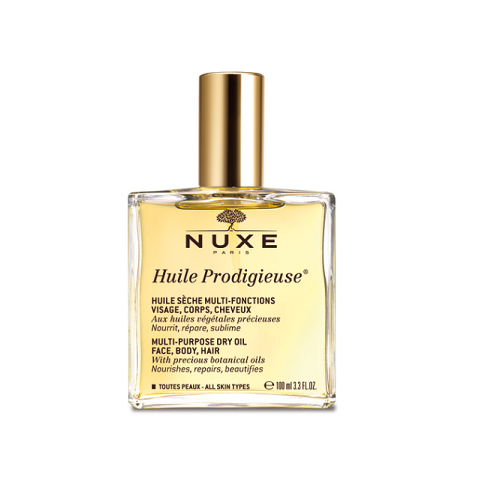 Nuxe Huile Prodigieuse Multi-Purpose Dry Oil Face, Body, Hair, 100 ml