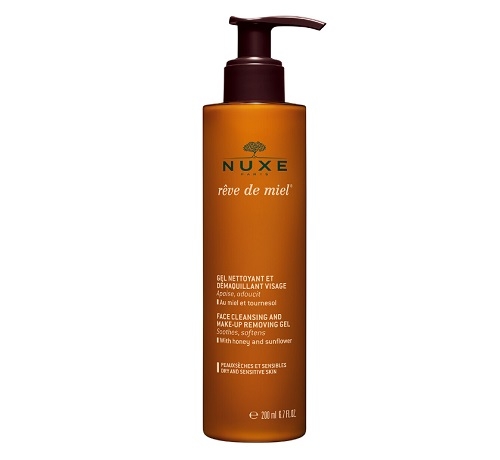 Nuxe Rêve De Miel Face Cleansing and Make-Up Removing Gel, 200 ml
