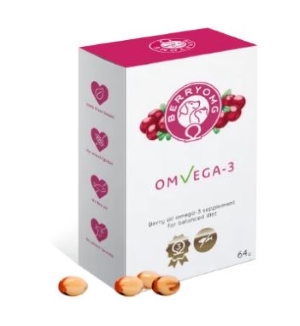 BERRYOMG Omvega-3 90 kaps