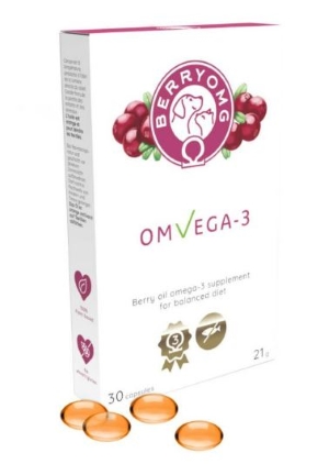 BERRYOMG Omvega-3 30 kaps
