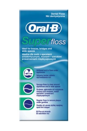 Oral-B Super Floss hammaslanka, 50 lankaa