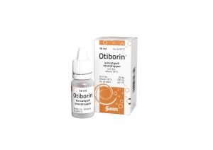 OTIBORIN 30/200 mg/ml 10 ml korvatipat, liuos