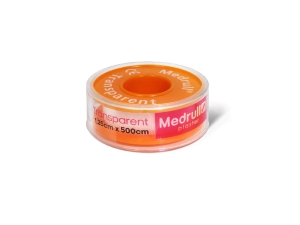 Medrull Transparent kiinnelaastari 1,25cmx500cm 1kpl