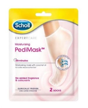 Scholl PediMask jalkanaamio hajusteeton