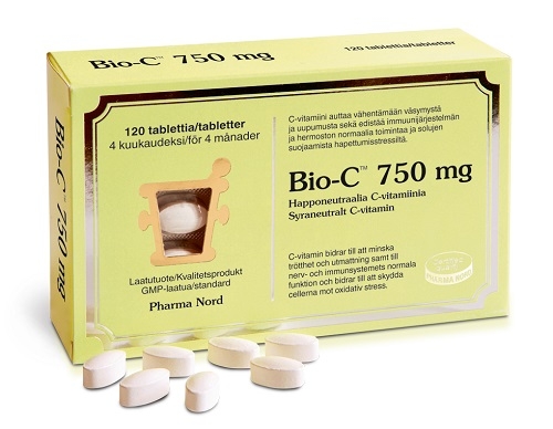 Pharma Nord Bio-C 750 mg, 120 tabl.