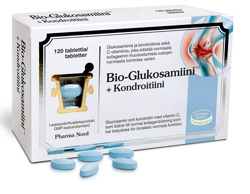 Pharma Nord Bio-Glukosamiini+Kondroitiini,120 tabl.