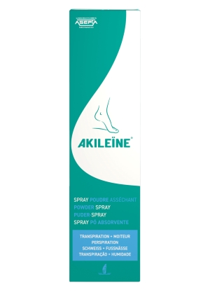 Akileine Powder Spray suihkutettava antiperspiranttitalkki 150 ml