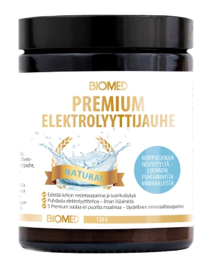 Biomed Premium Elektrolyyttijauhe 120g