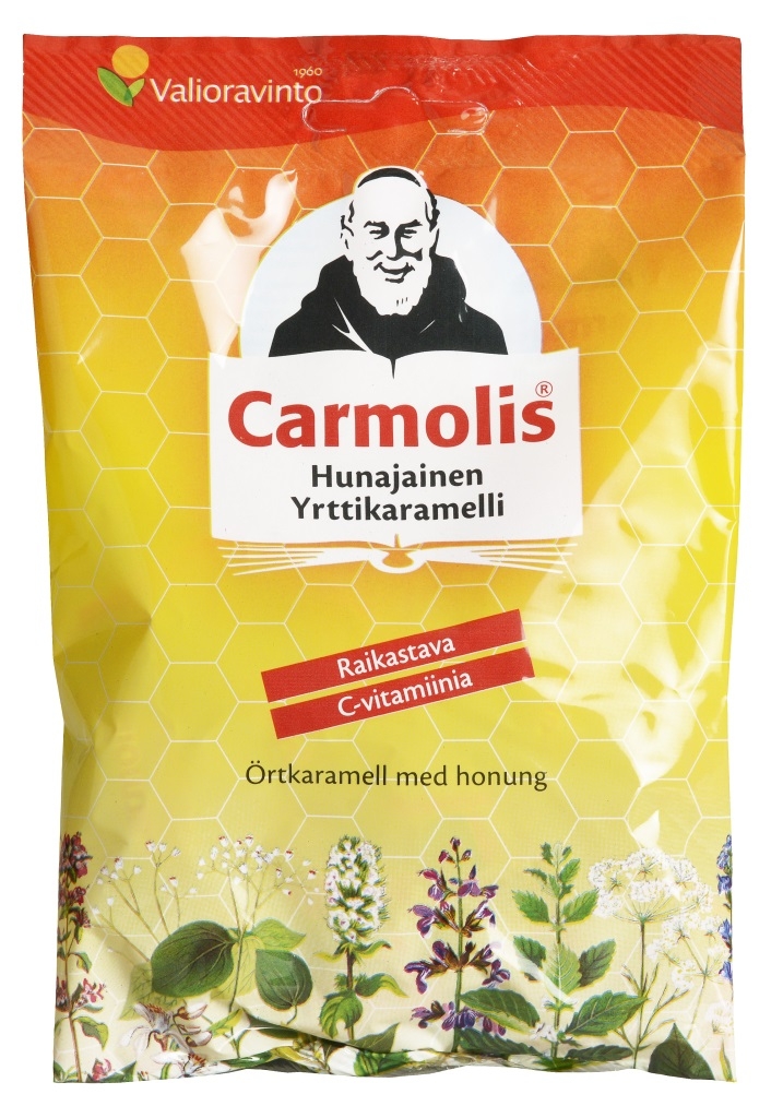 Carmolis Hunaja Kurkkukaramelli 75 g
