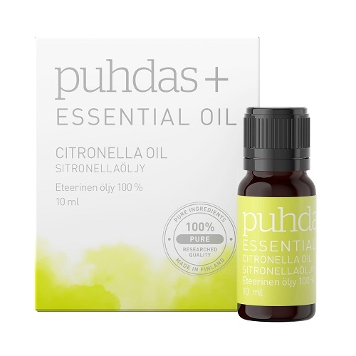 Puhdas+ Essential Citronella Oil sitronellaöljy, 10 ml
