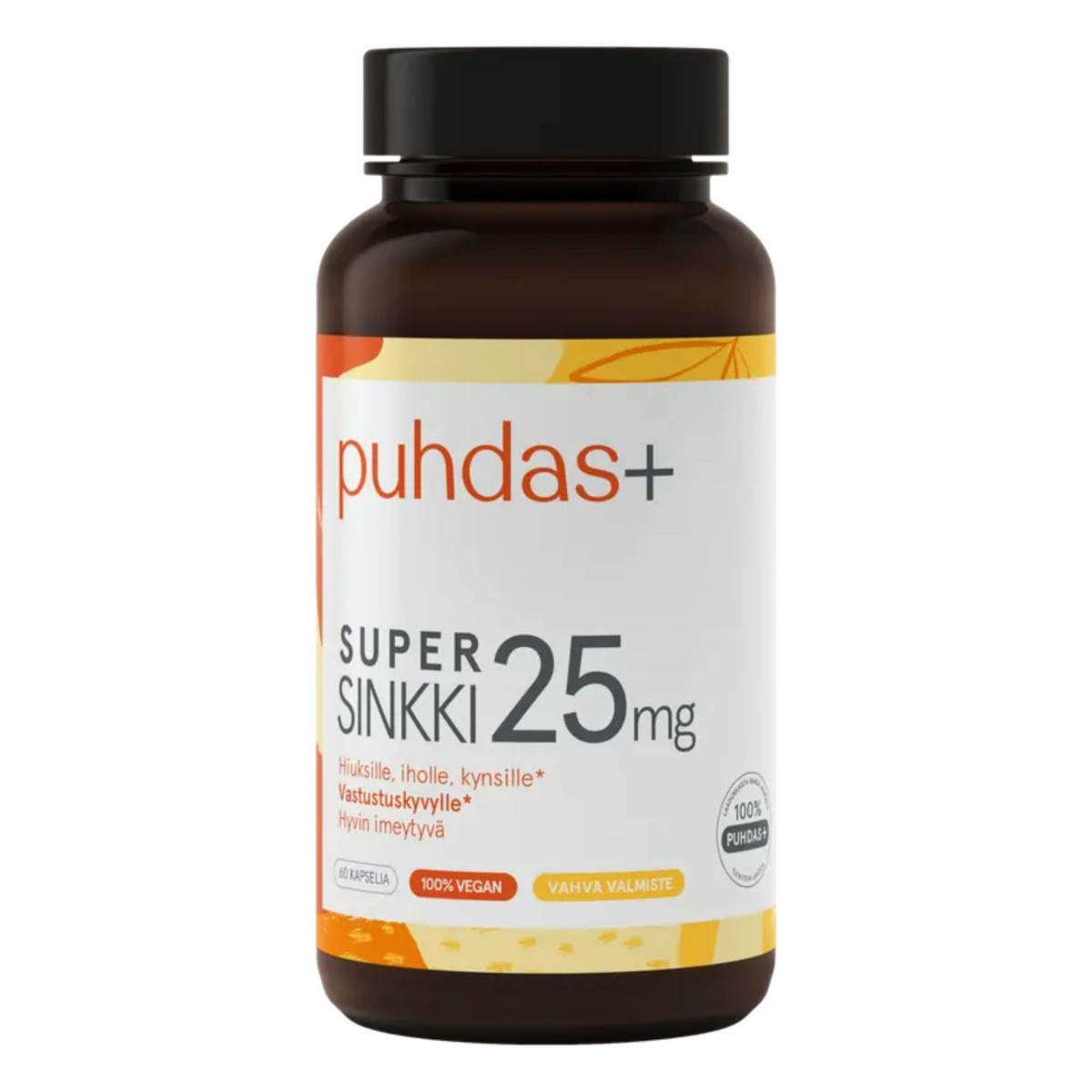 Puhdas+ SuperSinkki 25 mg 60 kaps.