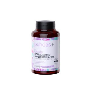 Puhdas+ Collagen & Hyaluron + C, 120 vegekaps