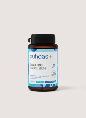 Puhdas+ Quattro Magnesium, 60 vegekaps