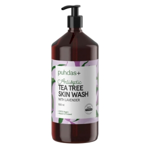 Puhdas+ Tea Tree Skinwash with Lavender 1 L