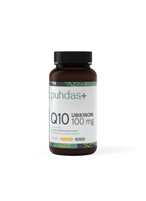 Puhdas+ Ubikinoni Q10 100 mg + C-vit. 60 vegekaps