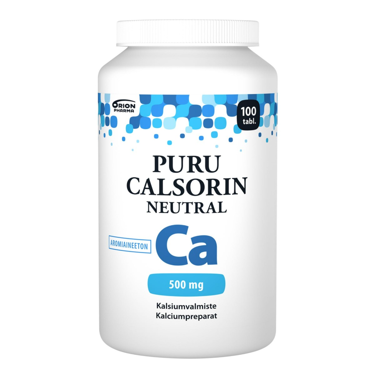Puru Calsorin Neutral 500 mg 100 tabl.