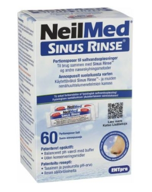 NeilMed Sinus Rinse Salt suola-annospussi 60kpl