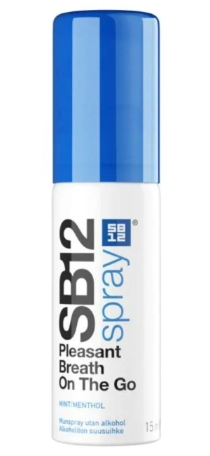 SB12 Suusuihke Minttu/Menthol 15 ml