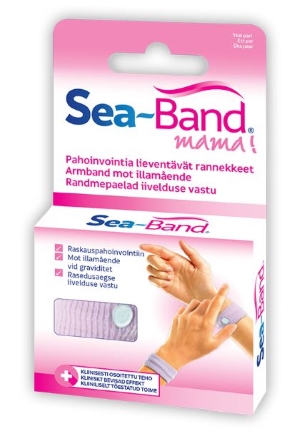 Sea-Band Mama pahoinvointirannekkeet