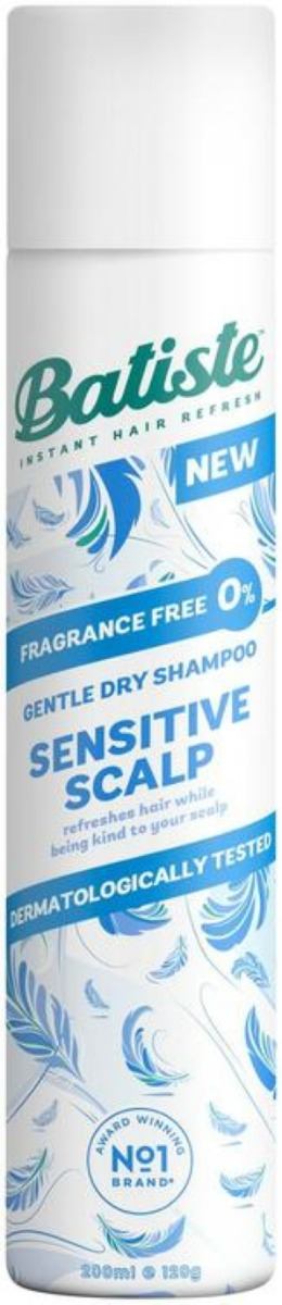 Batiste Sensitive kuivashampoo herkälle hiuspohjalle 200ml