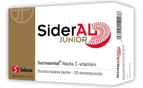 SiderAL Junior rauta 14 mg 20 pss