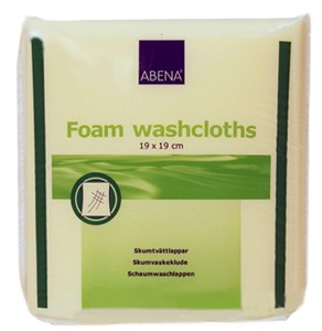 Abena Vaahtopesulaput Keltainen, 19x19 cm, 100 kpl