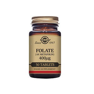 Solgar Folaatti (Metafolin®) 400 µg, 50 tabl