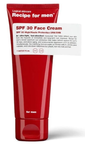 Recipe for men SPF30 Facial Moisturizer 75 ml