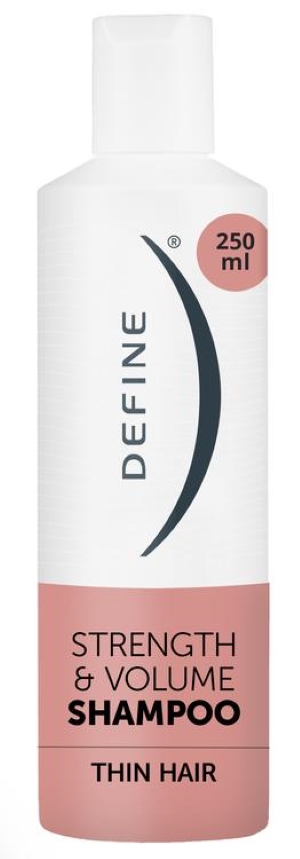Define Strength & Volume Shampoo hennoille hiuksille 250ml