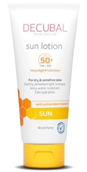 Decubal Body Sunlotion SPF50+ tuubi 180 ml