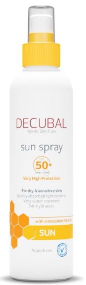 Decubal Body Sunspray SPF50+ pullo 180 ml