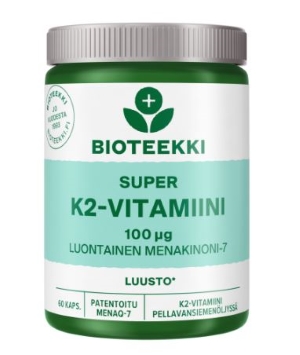 Bioteekki Super K2-vitamiini kapseli 60 kpl