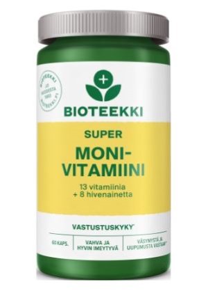 Bioteekki Super Monivitamiini kapseli 60 kpl