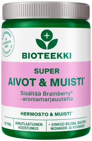 Bioteekki Super Aivot & Muisti 30 tabl.