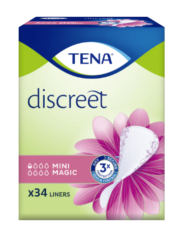 Tena Discreet Mini Magic, 34 kpl