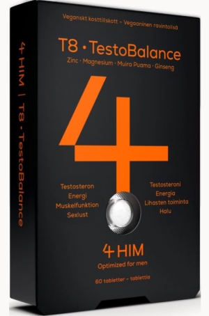 4Him T8 TestoBalance ravintolisä 60 kpl
