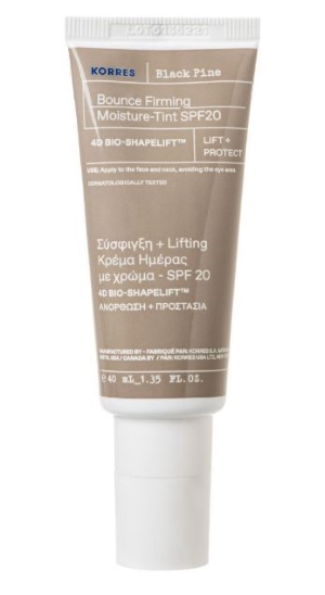 Korres Black Pine 4D BioShapeLift Bounce Firming Tinted Moisturiser SPF20 40 ml