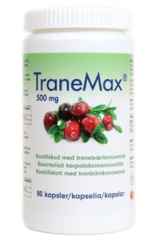 Tranemax karpalovalmiste 500mg 80 kaps
