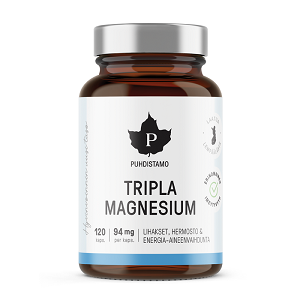 Puhdistamo Tripla Magnesium, 120 kaps.