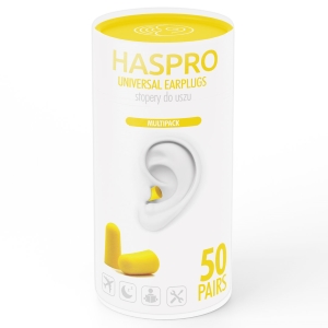 Haspro Universal korvatulpat keltainen 50 paria