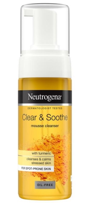 Neutrogena Clear & Soothe Mousse Cleanser puhdistusvaahto 150 ml