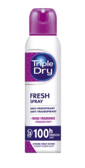 Triple Dry 100h Fresh spray antiperspirant tuoksu 150 ml