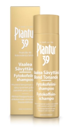 Plantur 39 vaalea sävyttävä fytokofeiinishampoo 250 ml