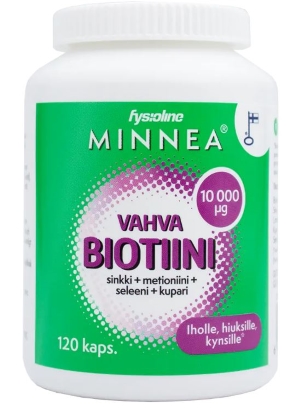 Minnea Biotiini 10 000 µg 120 kaps