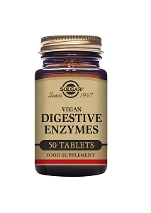 Solgar® Vegan Digestive Enzymes vegaaninen ruuansulatusentsyymi, 50 tabl