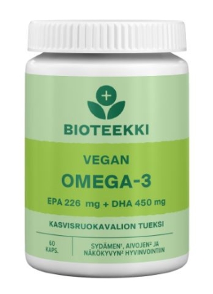 Bioteekki Omnivegan Omega-3, 60 kaps.
