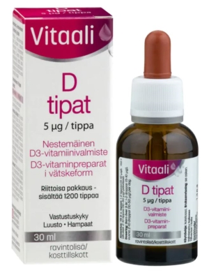 Vitaali D tipat 30 ml