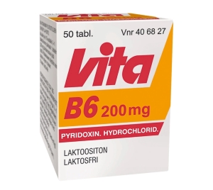 VITA-B6 200 mg 50 kpl tabl